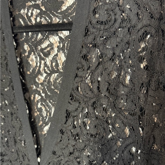 MICHAEL Michael Kors Elegant Black Lace Cardigan Size L/XL - Picture 4 of 5